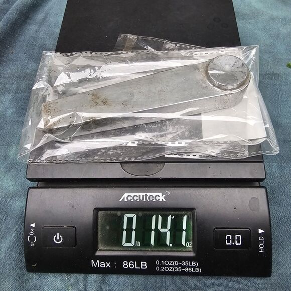 Vintage Safe Vault Door Handle - 5.5" x 1" Stainless Steel Alloy - Picture 8 of 8